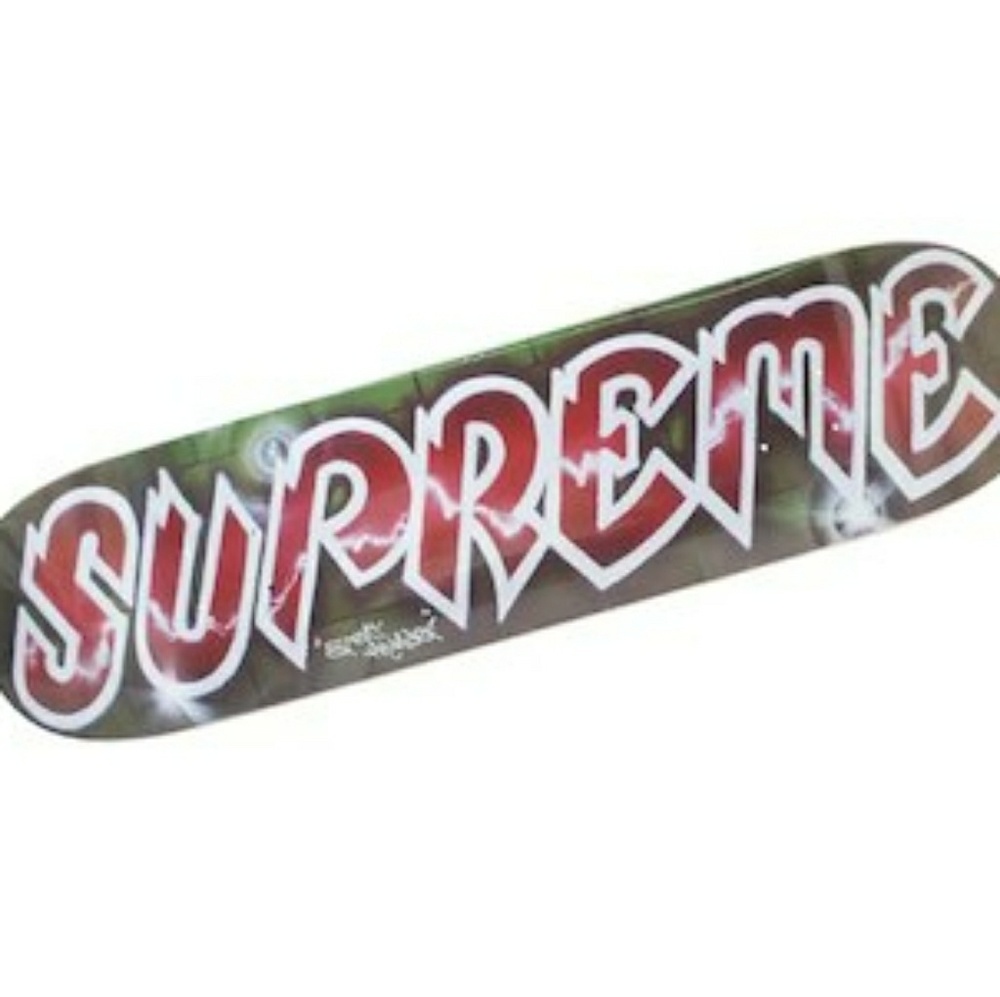 Red Supreme Lee Logo Deck